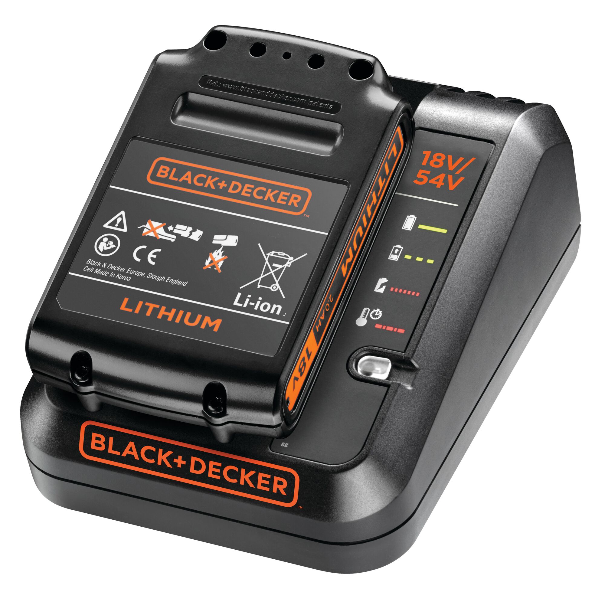 Black and clearance decker battery